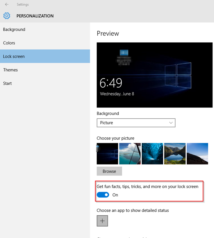 Windows 10–Disable Lock Screen Tool Tips – GARYTOWN ConfigMgr Blog