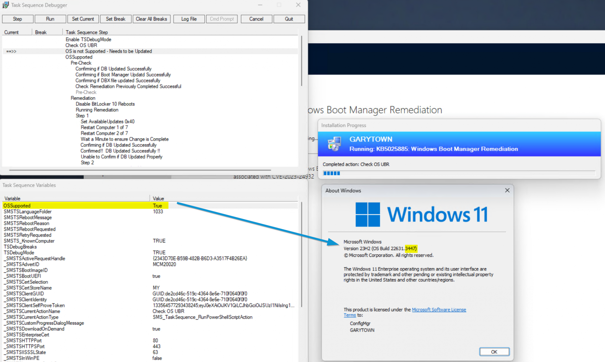 ConfigMgr Task Sequence – KB5025885: How to manage the Windows Boot ...
