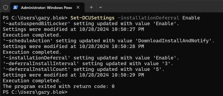 Dell Command Update – Install & Manage via PowerShell – GARYTOWN ...